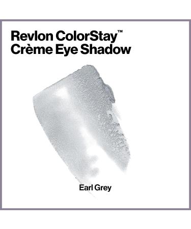 Revlon Colorstay Creme Eye Shadow in Silver Earl Grey - Longwear Matte or Shimmer Makeup with Applicator Brush | 0.18 Ounce (Pack of 1) - Buy Online on GoSupps.com