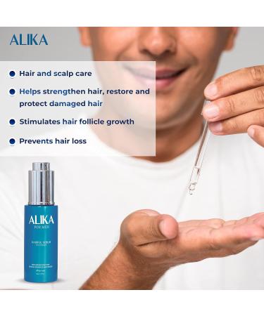 ALIKA Hair Growth Serum | Stimulate Gorgeous Hair Growth | Men's Hair Loss Treatment (50ml) - Suitable for All Scalp Types - Buy Online on GoSupps.com
