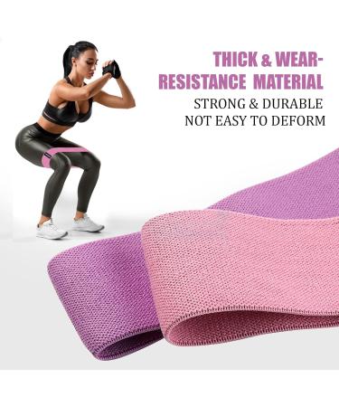 Premium Non-Slip Booty Bands for Legs and Butt - Fabric Resistance Bands for Women/Men - Ideal for Strength Training, Yoga, and Fitness Workouts - Buy Online on GoSupps.com
