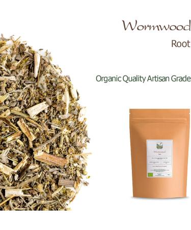 Organic Wormwood Mugwort Herbal Tea - 200g (Pack of 1) - Buy Online on GoSupps.com