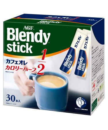 Blendy Stick Cafe Au Lait Half Calorie 0.26oz X 30pcs