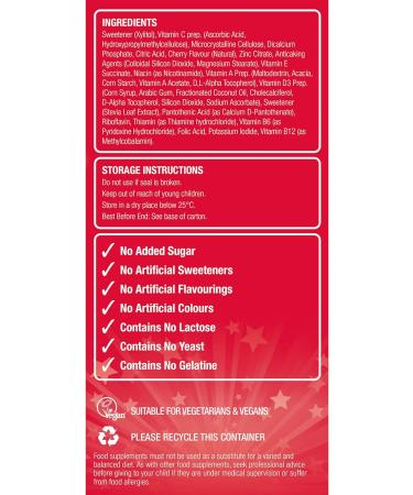 Natures Aid Super Stars Kids Multivitamin & Minerals 60 Chewable Tablets - Buy Online on GoSupps.com