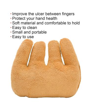 Finger Separator & Strengthener Grip Trainer for Rehabilitation & Elderly Care (Light Tan) | Anti-Stick Finger Aid - Buy Online on GoSupps.com