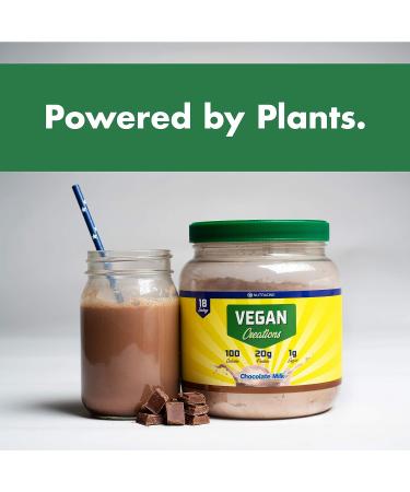 NutraOne Vegan Creations Plant Based Protein Powder - Cookie Butter Flavor 1.05 lb (Pack of 1) | Dairy Free, Pea Protein Isolate and Brown Rice | Vegan Protein Powder - Buy Online on GoSupps.com