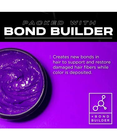 XMONDO Color Super Purple Hair Healing Semi Permanent Color - 8 Fl Oz | Vegan Formula with Hyaluronic Acid, Vegetable Proteins, & Bond Building Technology - Buy Online on GoSupps.com