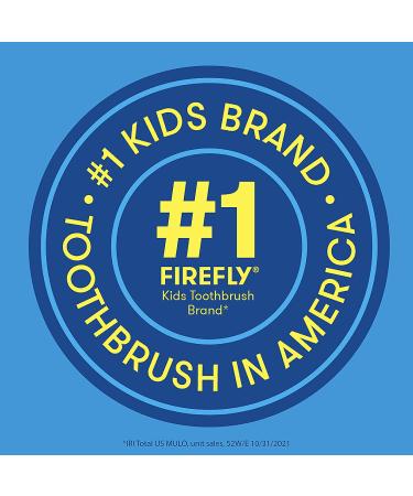 Firefly Light-Up Timer Kids Toothbrush 2 Pack - Soft Bristles with Suction Cup | Assorted Colors - Buy Online on GoSupps.com
