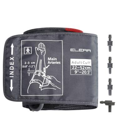 Extra Large Blood Pressure Cuff, ELERA 9-20.5 Inches (22-52CM) XL Replacement Cuff for Big Arm, Compatible with Omron BP, Cuff Only