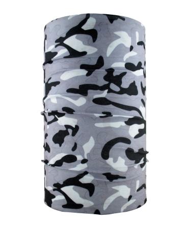 HeadLOOP multifunctional scarf camouflage winter grey loop tube scarf scarf headscarf microfiber