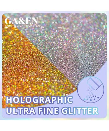 Holographic Ultra Fine Glitter 200g (Silver & Gold) for Resin Tumbler & Craft Projects - Iridescent Glitter for Nail Art & Body Makeup - Buy Online on GoSupps.com
