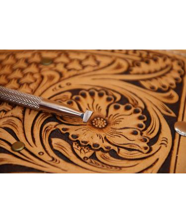 4pcs Stainless Steel Leather Beveling Set - Smooth Angle Beveler Stamps for DIY Leather Crafts - Buy Online on GoSupps.com
