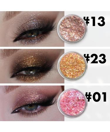 Organic Mineral Loose Eye Shadow - Super Radiant Glitter & Long Lasting Gel Primer for Vibrant Eye Makeup | International Shipping Available - Buy Online on GoSupps.com