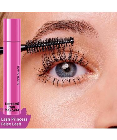 Bavokon Waterproof mascara extreme curl mascara Mascara with false eyelash effect 10 ml womens sweatresistant curling mascara for straight eyelashes black - Buy Online on GoSupps.com