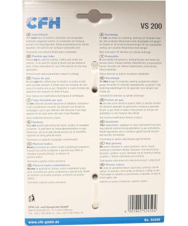 Buy CFH Plastic Gas Hose VS 200 - 2m 1/4 Left (52450) | International Shipping Available - Buy Online on GoSupps.com