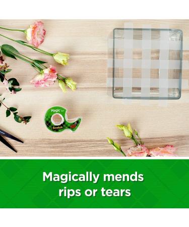 Scotch Magic Tape  3 Rolls  Great for Gift Wrapping  Numerous Applications  Invisible  Engineered for Repairing  3/4 x 300 Inches (3105) - Buy Online on GoSupps.com