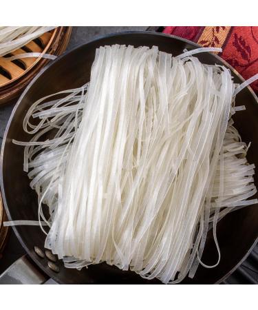 Farmer Rice Noodles - Thai 10mm Rice Flour Noodles | 400g - Authentic Asian Cooking - Buy Online on GoSupps.com