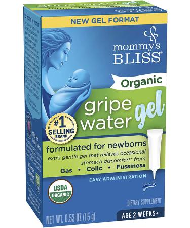 Mommy's Bliss Organic Gripe Water Gel for Infants 0.53 oz | 2 Weeks+ Relief - Buy Online on GoSupps.com