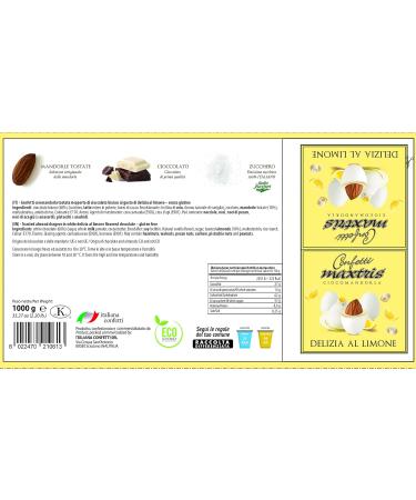 MAXTRIS | Italian Almond Drag es | LEMON PLEASURE | 1 Kg. - Buy Online on GoSupps.com