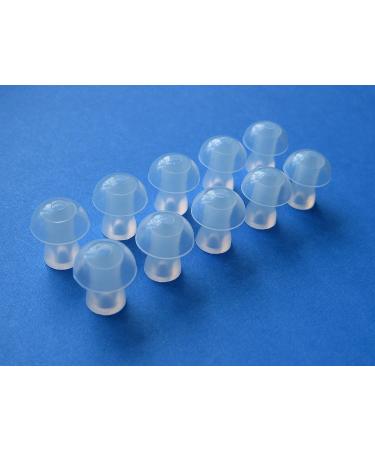Healtheveryday 10 Medium (M) Soft Replacement Mushroom Domes Eartips Earbuds - Buy Online on GoSupps.com