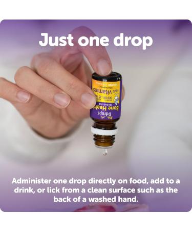 Ddrops Kids Bone Health 600 IU Vitamin D3 + 45 mcg K2-60 Drops - Helps Maintain and Build Strong Bones and Teeth. No Artificial Preservatives No Sugar Non-GMO Allergy-Friendly - Buy Online on GoSupps.com