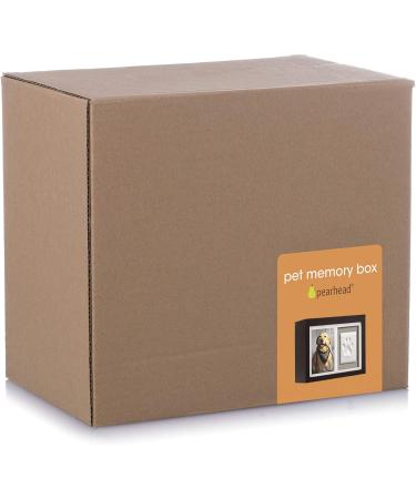 Pearhead Pet Photo Reminder Box & Impression Set - Paw Print Souvenir Box for Dogs & Cats - Black Urn for Ashes Collars & Toys - Buy Online on GoSupps.com