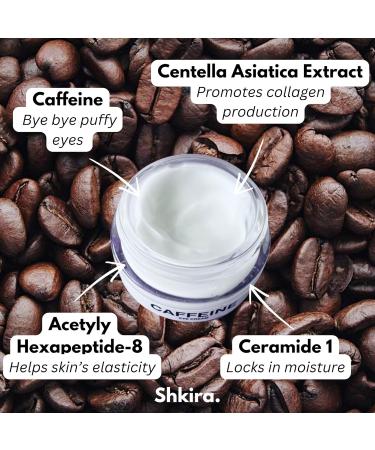 Caffeine Eye Cream | 5% Caffeine for Dark Circles & Puffiness | Best Under Eye Cream for Wrinkles | For Women & Men | Shop Now - Buy Online on GoSupps.com