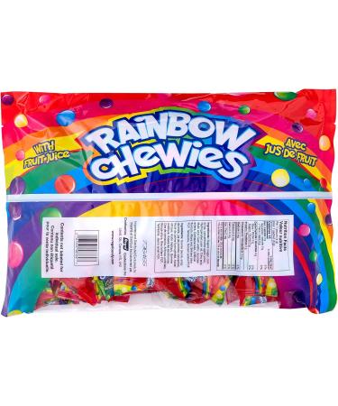 RAINBOW CHEWIES Assorted Fruit Flavours Bag of 100 count - Buy Online on GoSupps.com