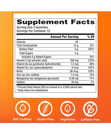 Emergen-C Zero Sugar Immune Support Kidz Gummies 36 Count 36 Count (Pack of 1) - Buy Online on GoSupps.com