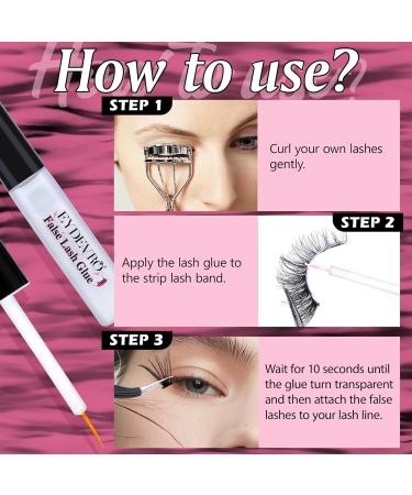 EYDEVRO Strong Hold Waterproof Lash Glue - Alcohol-Free Adhesive for Strip Lashes - Buy Online on GoSupps.com