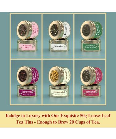 Majestic_Tea |Brew Master Blend Box| Premium Quality Tea Leaf | Apple Spice Lemon Ginger Orange Spice Masala Chai English Breakfast & Cream Earl Grey| Total No of 6 flavors (Each Tea Tin 50g) - Buy Online on GoSupps.com