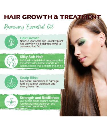Pure Rosemary Essential Oil 2.02 Fl Oz | Undiluted Rosemary Oil for Hair Growth Skin Care & Aromatherapy | Glass Dropper Included - Buy Online on GoSupps.com