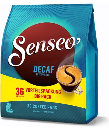 Senseo decaffeinated coffee pods/flavorName boxes decaffeinated deep intense coffee aroma & balanced pads for kaffepadmaschinen 72 - Buy Online on GoSupps.com