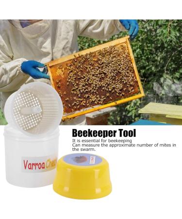 Varroa Check Accurate Counting Sampling Varroa Shaker Transparent Bowl Leakage for Beekeeping Outdoor Beekeeper Mite Measuring - Buy Online on GoSupps.com