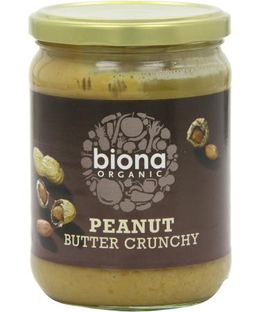 Biona Organic Crunchy Peanut Butter 500g (Pack of 2) - Buy Online on GoSupps.com