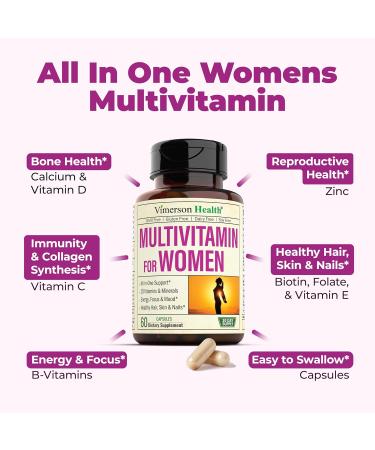 Quercetin with Bromelain & Turmeric Curcumin & Complete Multivitamin for Women - Buy Online on GoSupps.com