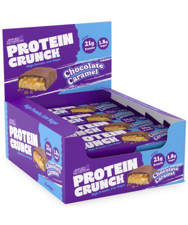 Applied Protein Crunch Bar, Milk Chocolate Caramel - 12 x 62g