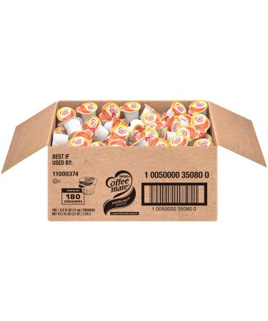 Nestle Coffee mate Coffee Creamer, Hazelnut, Liquid Creamer Singles, Non Dairy, No Refrigeration, Box of 180 - Buy Online on GoSupps.com