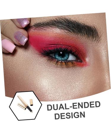 PLAFOPE Eye Shadow Stick Brush End Shadow Professional Cosmetic Eye Eyeshadow Tool Double-end Ends Women Pen - Buy Online on GoSupps.com