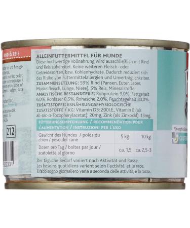 Rinti Dog Food Sensitive Beef & Rice - 185g x 12 | Premium Nutrition for Dogs - International Shipping - Buy Online on GoSupps.com