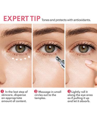 Beaueli Caffeine Eye Cream with Hyaluronic Acid & Niacinamide | Anti Aging, Dark Circles & Puffiness | Korean Under Eye Treatment 0.7 fl. oz - Buy Online on GoSupps.com