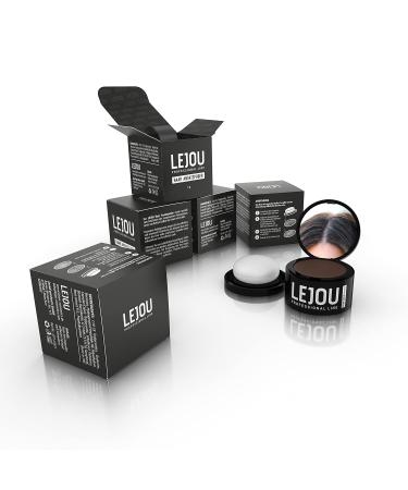 LEJOU Root Powder Brown - Waterproof Hair Makeup for Instant Volume & Root Concealment - 4g - Buy Online on GoSupps.com
