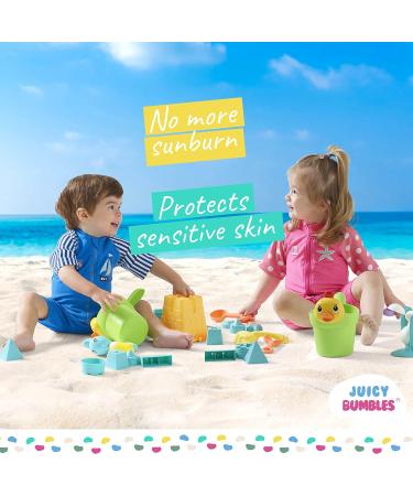 Juicy Bumbles Baby Swimsuit - One Piece Toddler Swimming Costume - Short Sleeve Boys and Girls Swimwear (3-4 Years) - Buy Online on GoSupps.com