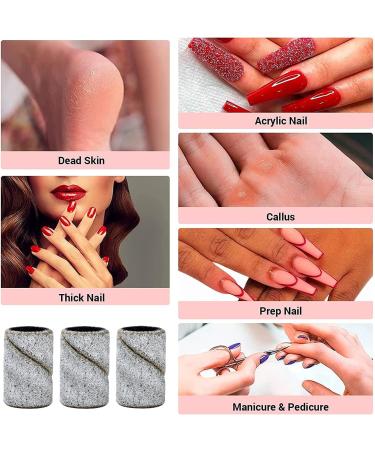 BNG 240 Grit Sanding Bands 100PCS - Electric Nail Drill Bits for Professional Manicure Pedicure - File Replacement 100 Count - Buy Online on GoSupps.com