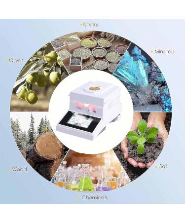 Grain Moisture Tester Smart Grain Moisture Meter for Grains Wheat Maize (Corn) Coffee Cocoa Bean Flaxseed Soybean Rice Almonds Peanut Sesame Sorghum 100g/1mg - Buy Online on GoSupps.com