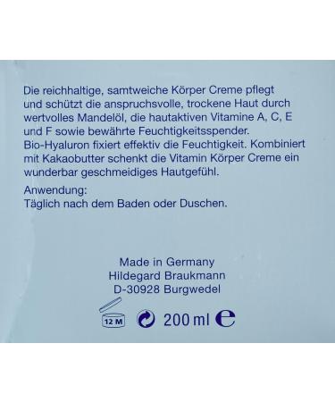 Hildegard Braukmann Vitamin Body Cream 200 ml | Premium Body Care | International Shipping - Buy Online on GoSupps.com
