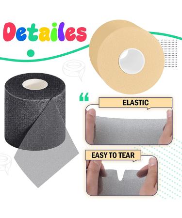 9 Pieces Pre Wrap Athletic Tape Foam Underwrap 30 Yards - Assorted Colors - for Hair, Ankles, Wrists, Hands, Knees, Elbow - Sports Prewrap Soccer Bandage - Buy Online on GoSupps.com