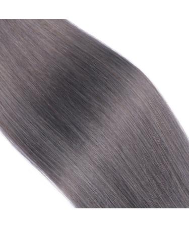 Keratin Bonding Hair Extensions - Dark Grey 60cm 50 Strands 100% Remy Real Hair - U-Tip by Novon Hair Extensions - Buy Online on GoSupps.com