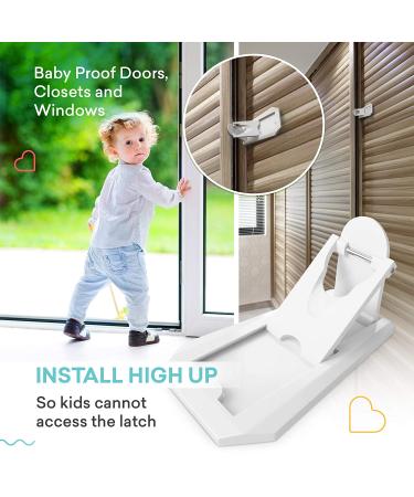 Child Safety Lock for Sliding Doors for Closet  Patio  Glass Door Locks  6 Pack - Buy Online on GoSupps.com