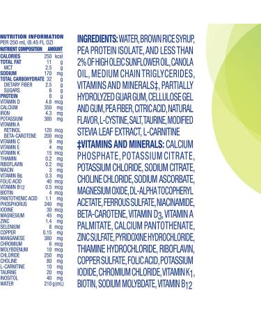 Compleat Pediatric Standard 1.0 Plant-Based Tube Feeding Formula - Vanilla 24 x 8.45 fl oz Carton | No Artificial Flavors, Colors, or Sweeteners - Buy Online on GoSupps.com