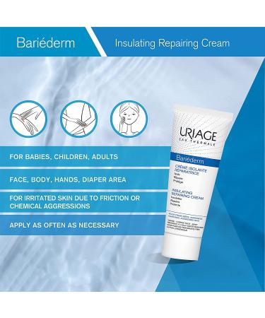 Uriage Bariederm Insulating Repairing Cream 2.5 oz - Fragrance-Free Skin Repair - Buy Online on GoSupps.com