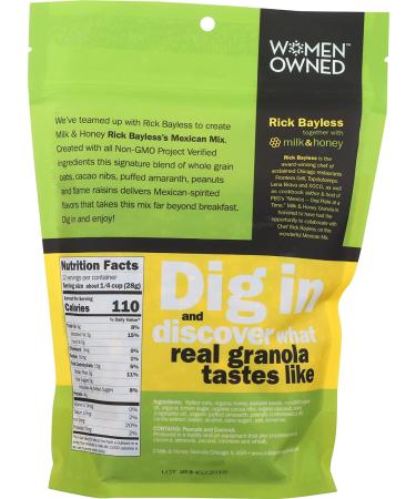Milk & Honey Granola by Rick Bayless - Premium Mexican Granola Mix, 12 OZ - Buy Online on GoSupps.com